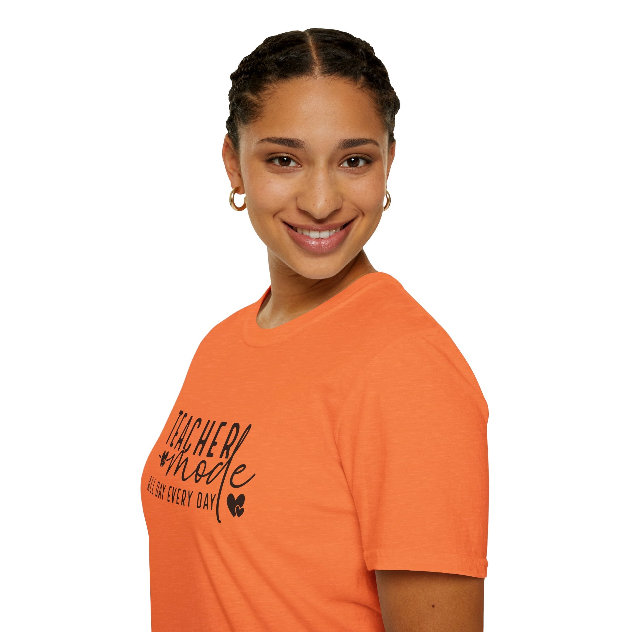 Teacher Mode All Day Every Day T-Shirt — Funny Teacher Gift Appreciation Graphic Tee