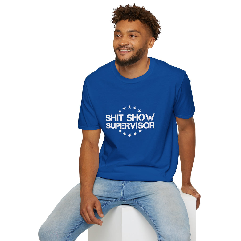 Shit Show Supervisor T-Shirt — Funny Sarcastic Gift for Her Work Humor Graphic Tee