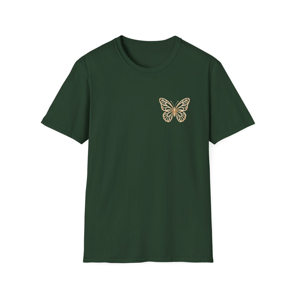 Created with a Purpose Butterfly T-Shirt Faith Graphic Tee
