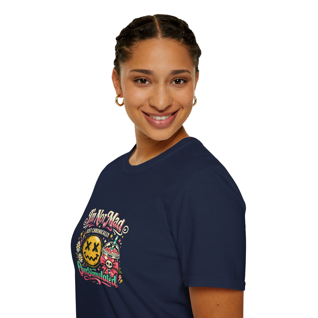 I'm Not Mad Kawaii Bubble Tea T-Shirt — Cute Funny Gift for Her Graphic Tee