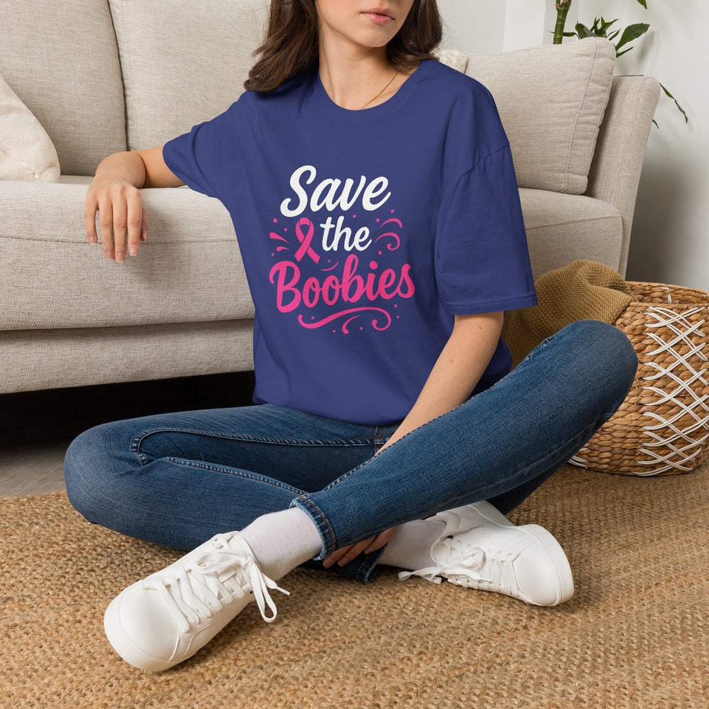 Save the Boobies Breast Cancer Awareness T-Shirt