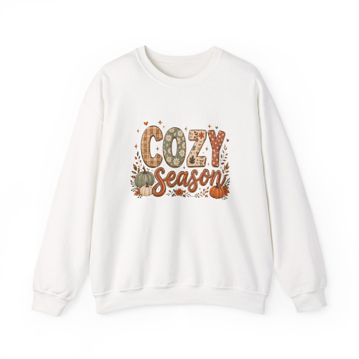 Cozy Season Autumn Pumpkin Crewneck Sweatshirt