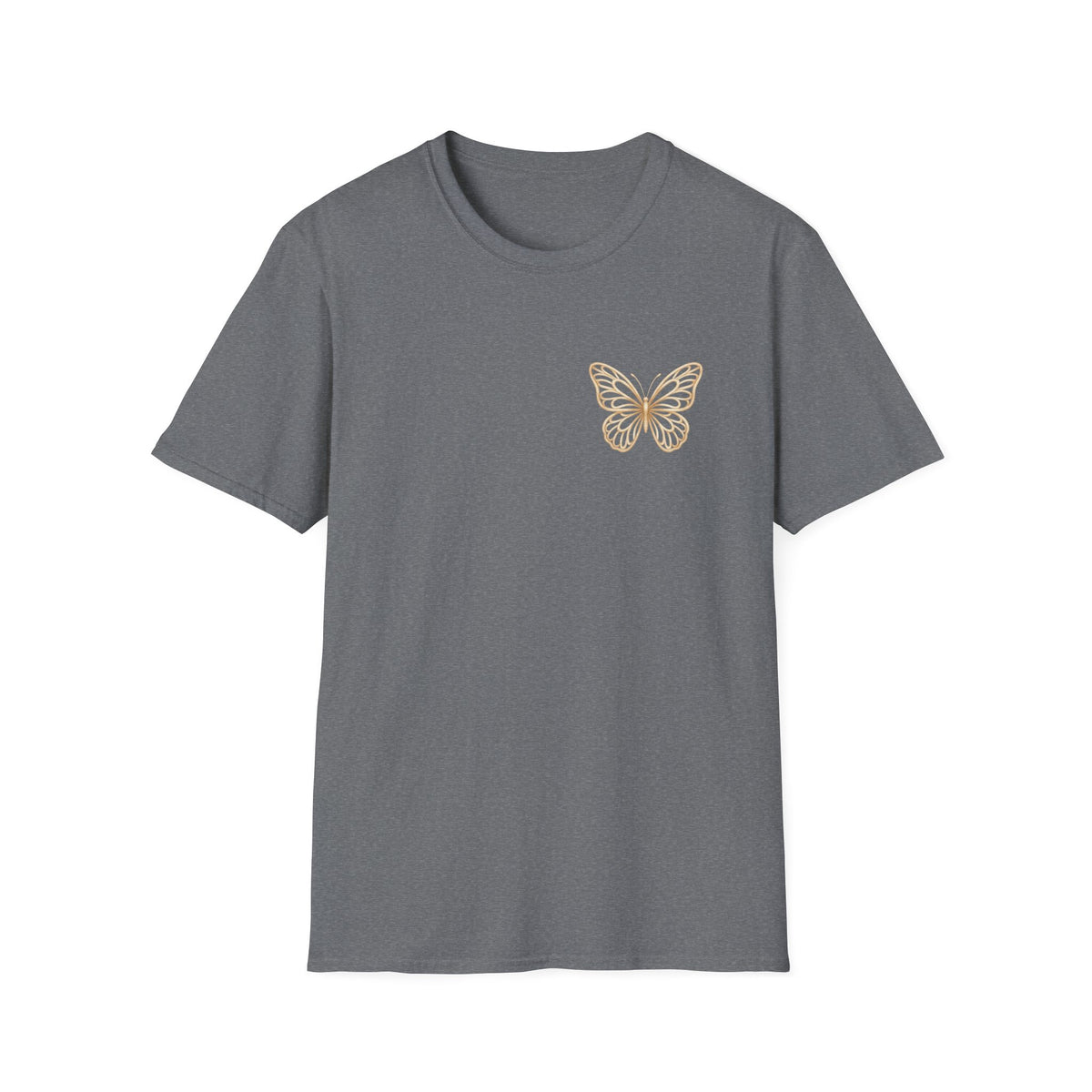 Created with a Purpose Butterfly T-Shirt Faith Graphic Tee