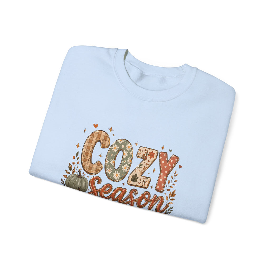 Cozy Season Autumn Pumpkin Crewneck Sweatshirt