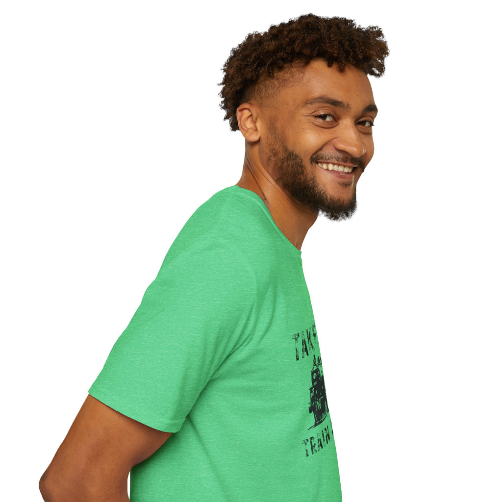 Take 'Em to the Train Station T-Shirt — Funny Sarcastic Gift Vintage Engine Graphic Tee