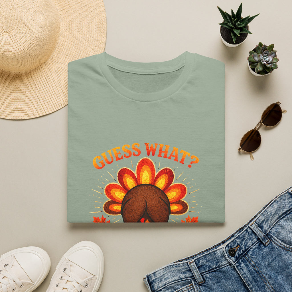 Turkey Butt T-Shirt — "Guess What?" Funny Thanksgiving Tee