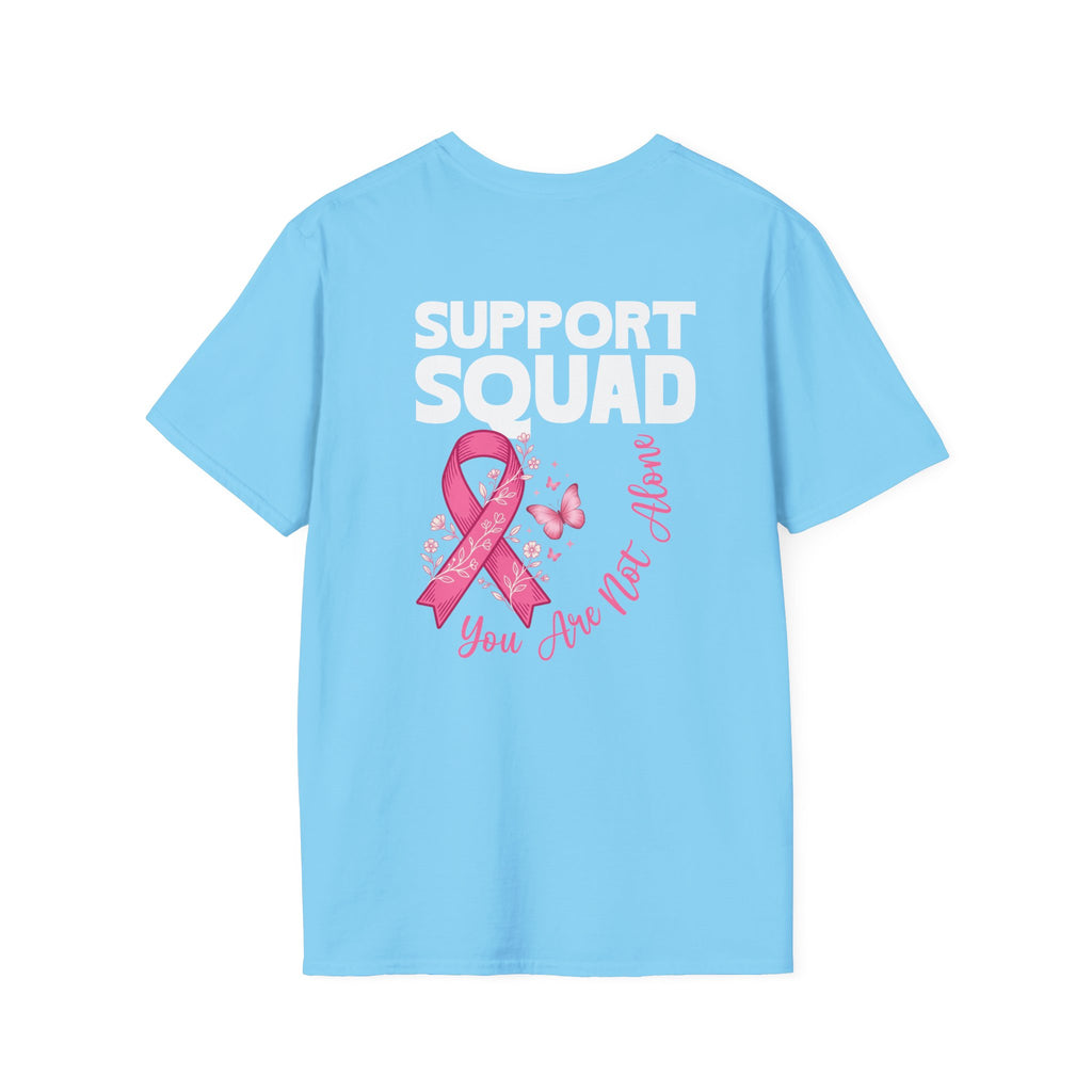 Pink Ribbon Support Squad Breast Cancer Awareness T-Shirt