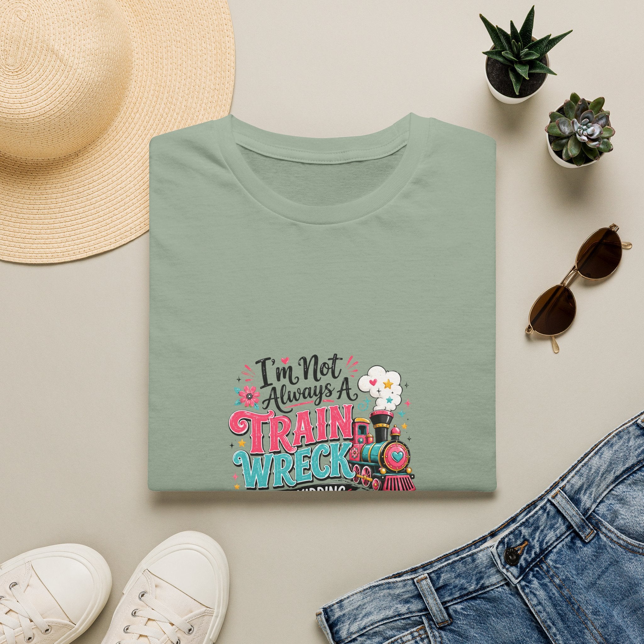 I'm Not Always a Trainwreck Toot Toot T-Shirt — Funny Sarcastic Gift for Her