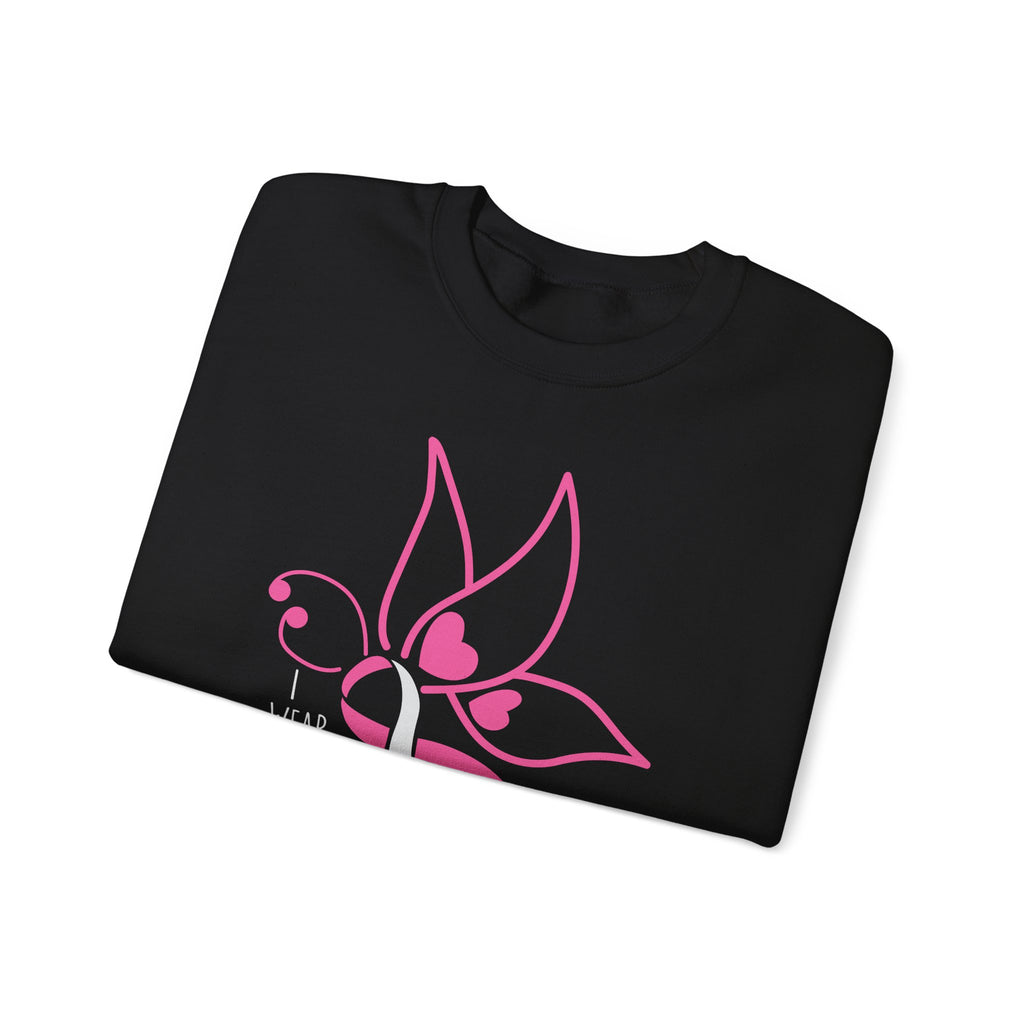 I Wear Pink for My Daughter Breast Cancer Sweatshirt