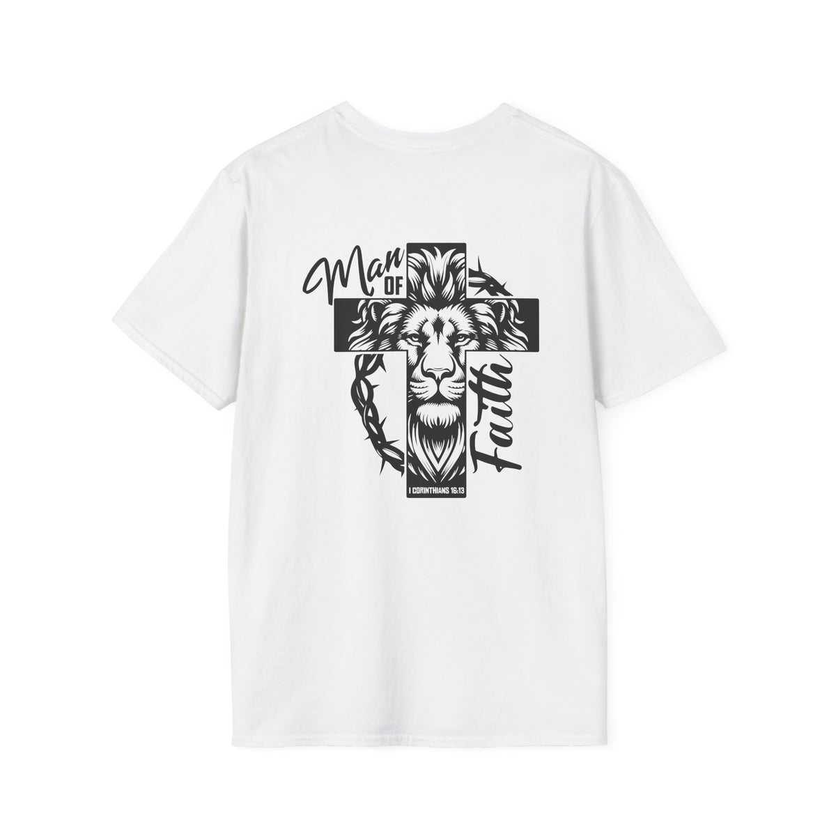 Cross with Crown of Thorns T-Shirt — Christian Faith Tee