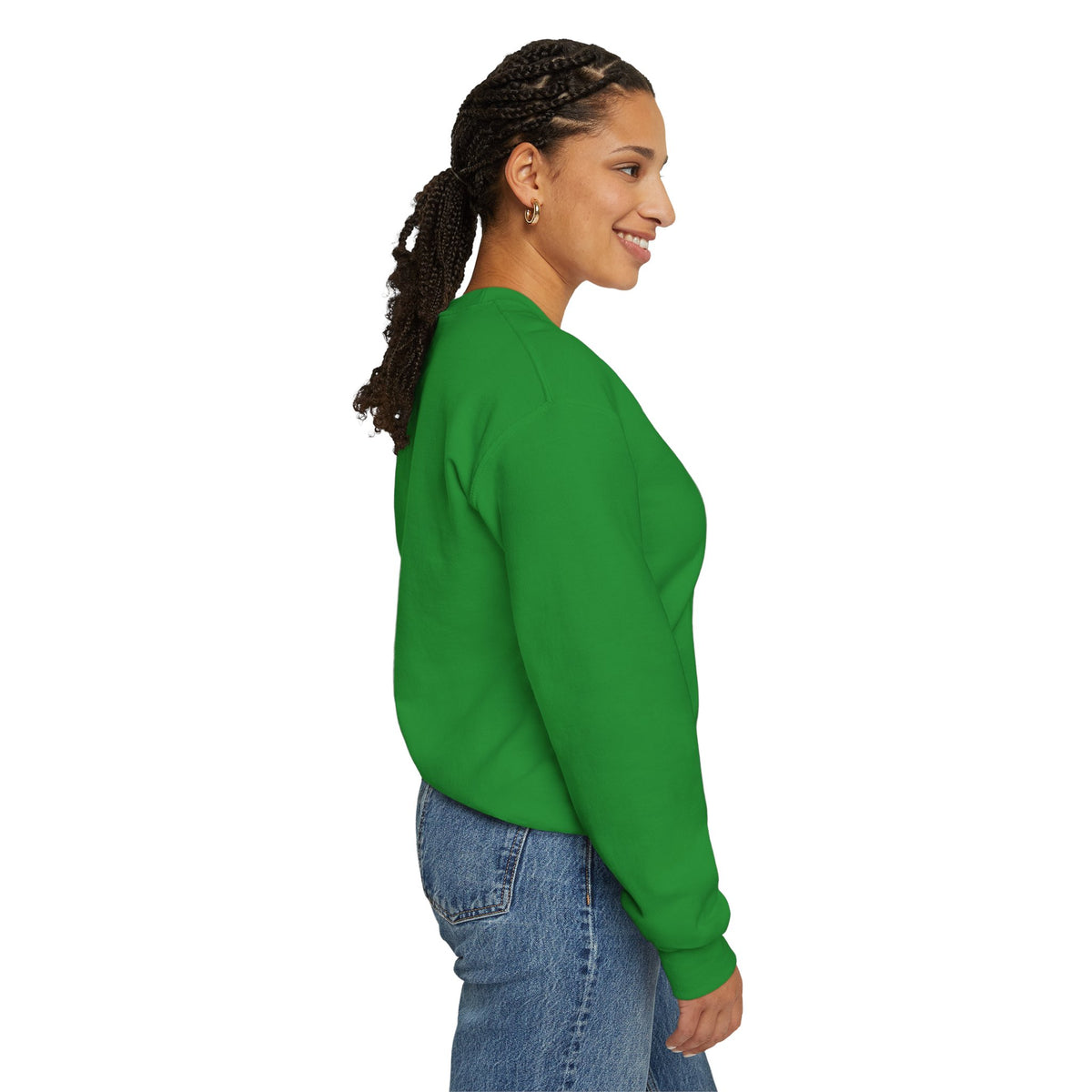 Thanksgiving Crewneck Sweatshirt — "Gobble Gobble 'til You Wobble" Turkey Design