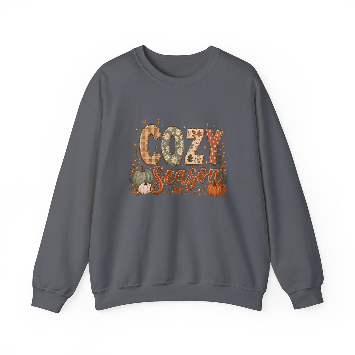 Cozy Season Autumn Pumpkin Crewneck Sweatshirt