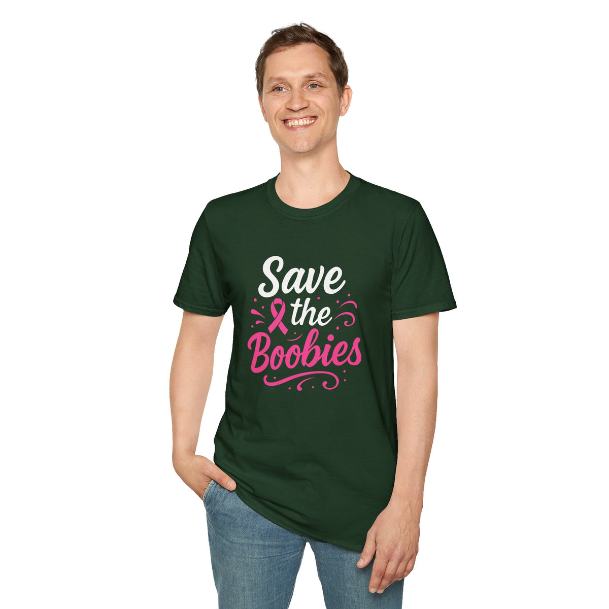 Save the Boobies Breast Cancer Awareness T-Shirt