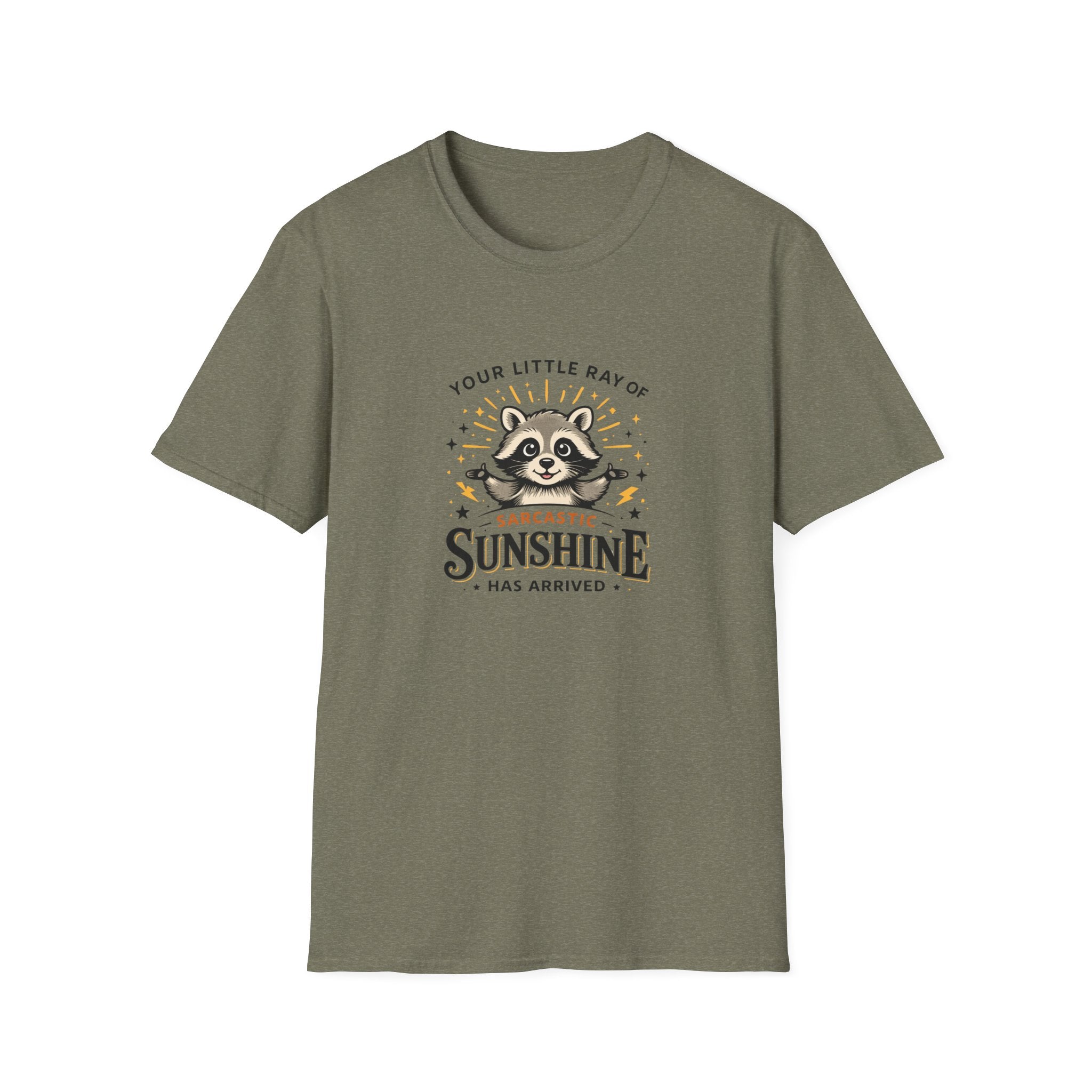Your Little Ray of Sarcastic Sunshine Raccoon T-Shirt — Funny Gift for Her