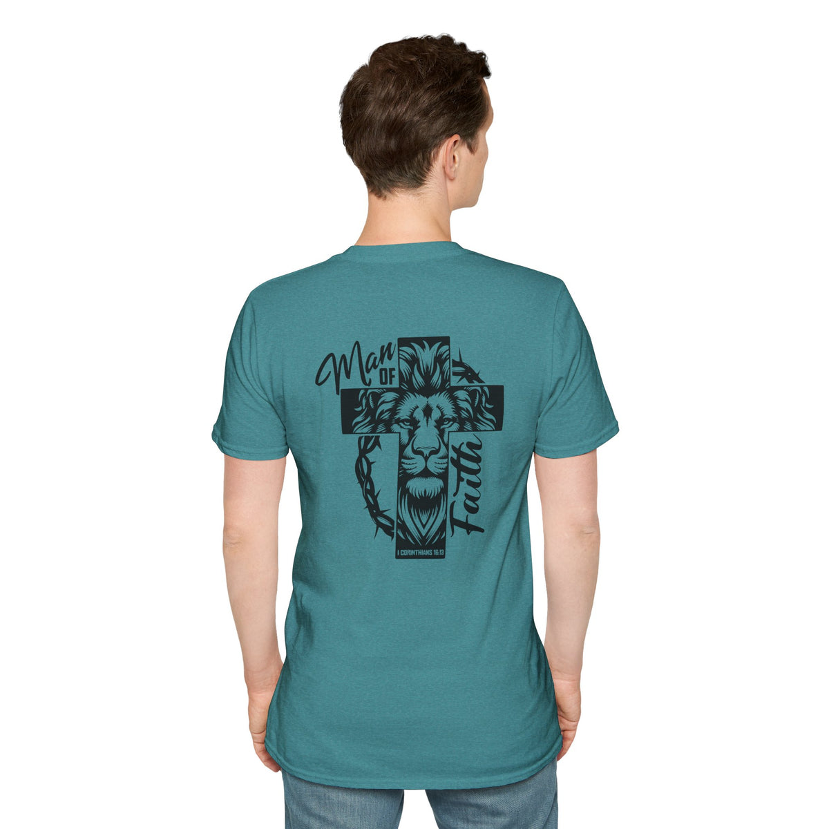 Cross with Crown of Thorns T-Shirt — Christian Faith Tee