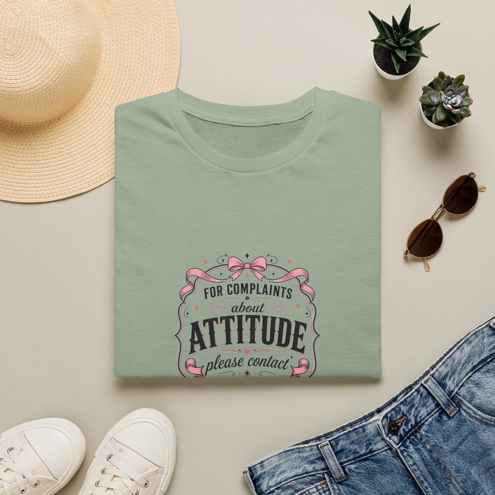 For Complaints About Attitude Contact The Manufacturer T-Shirt — Funny Gift for Her