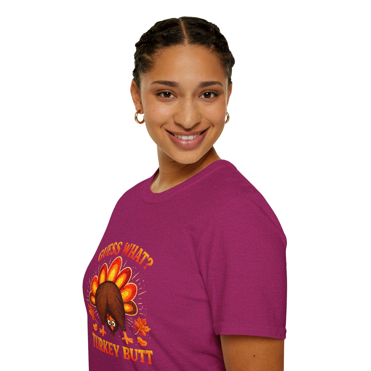 Turkey Butt T-Shirt — "Guess What?" Funny Thanksgiving Tee