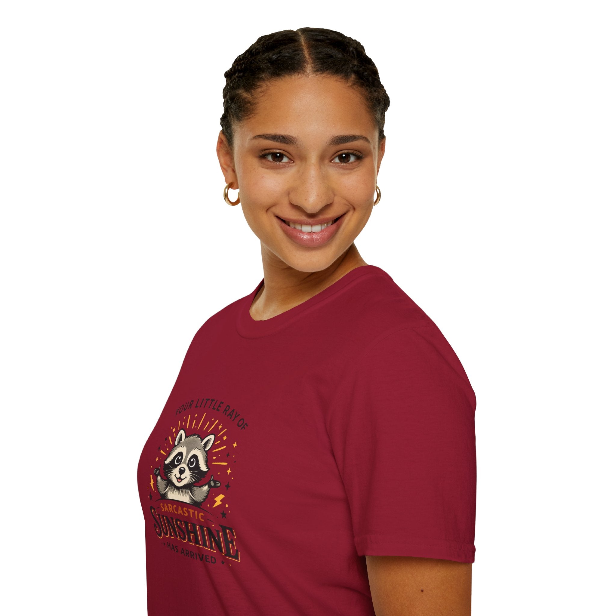 Your Little Ray of Sarcastic Sunshine Raccoon T-Shirt — Funny Gift for Her