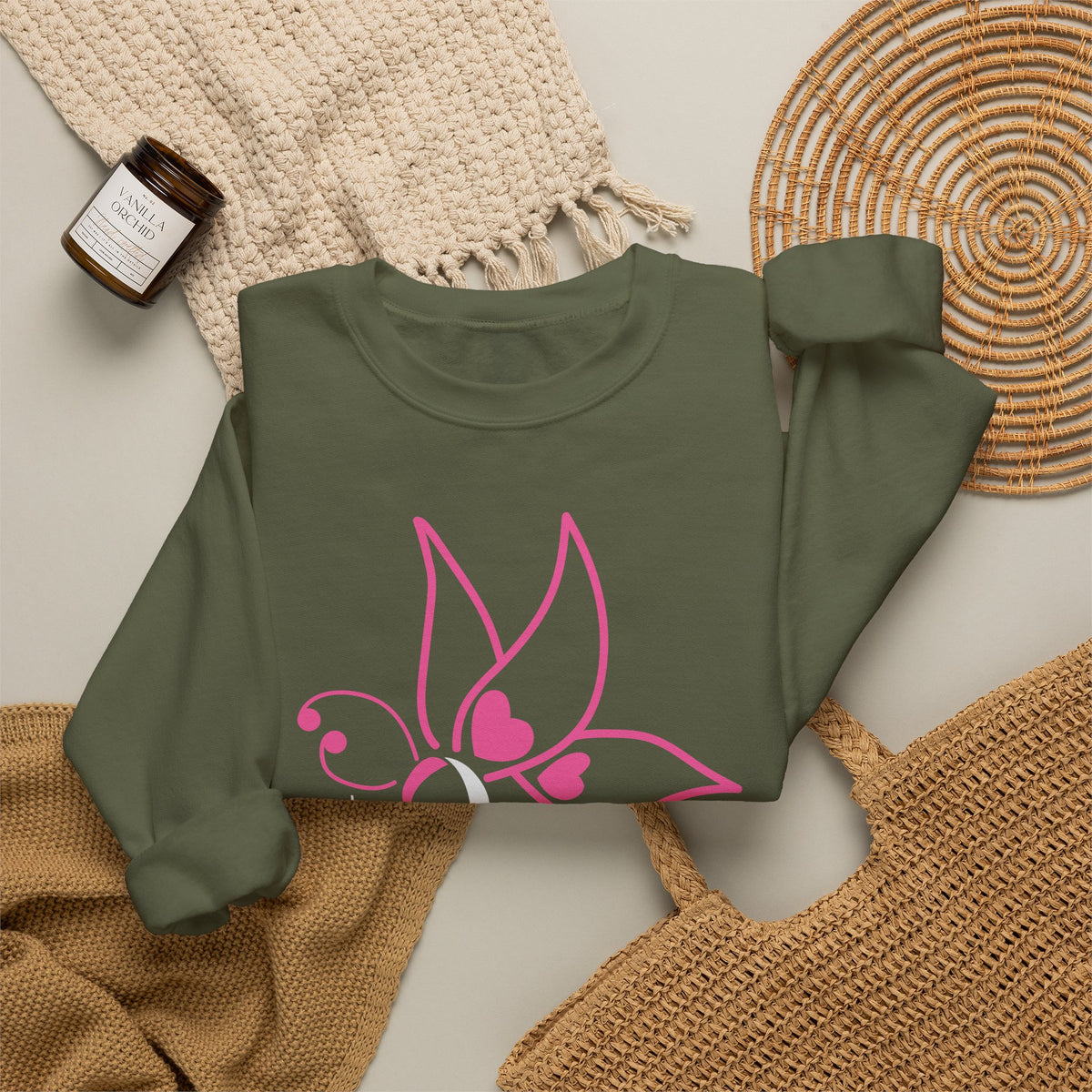 I Wear Pink for My Daughter Breast Cancer Sweatshirt