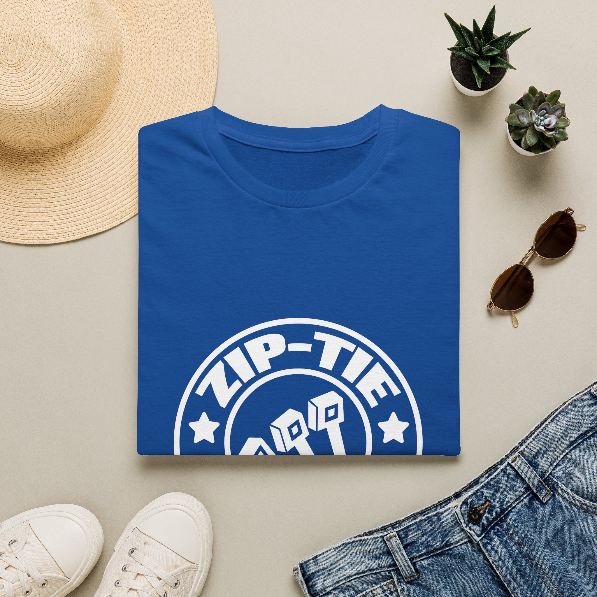 Zip-Tie Certified T-Shirt — Funny Handyman Gift for Him Bold Graphic Tee