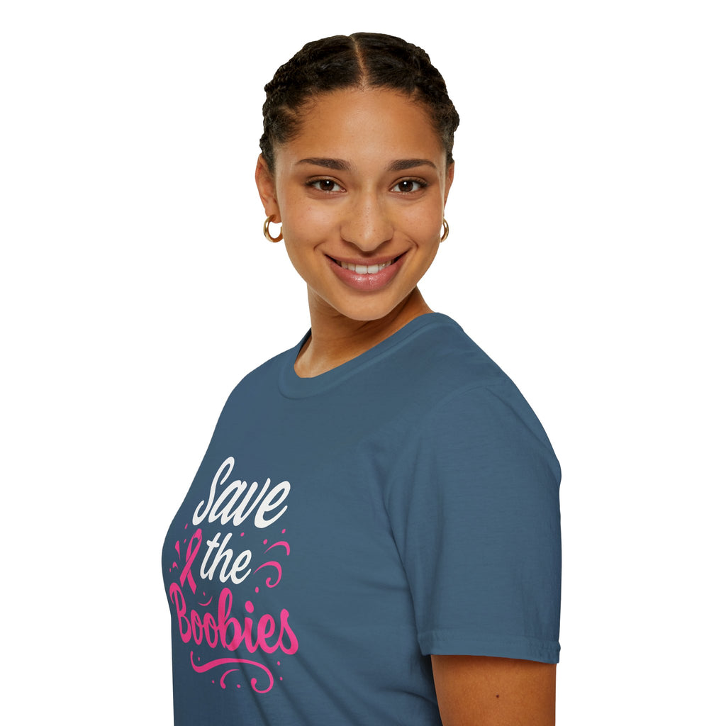 Save the Boobies Breast Cancer Awareness T-Shirt