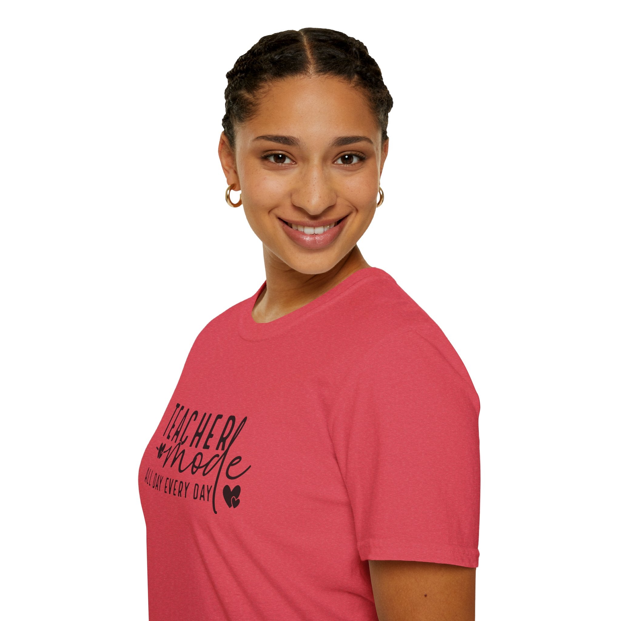 Teacher Mode All Day Every Day T-Shirt — Funny Teacher Gift Appreciation Graphic Tee
