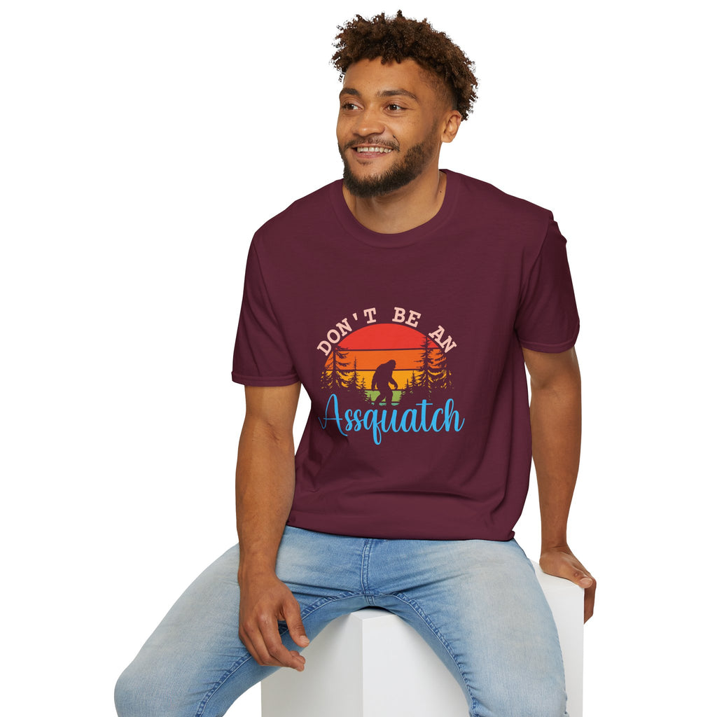Don't Be An Assquatch T-Shirt — Funny Bigfoot Gift Sasquatch Sunset Graphic Tee
