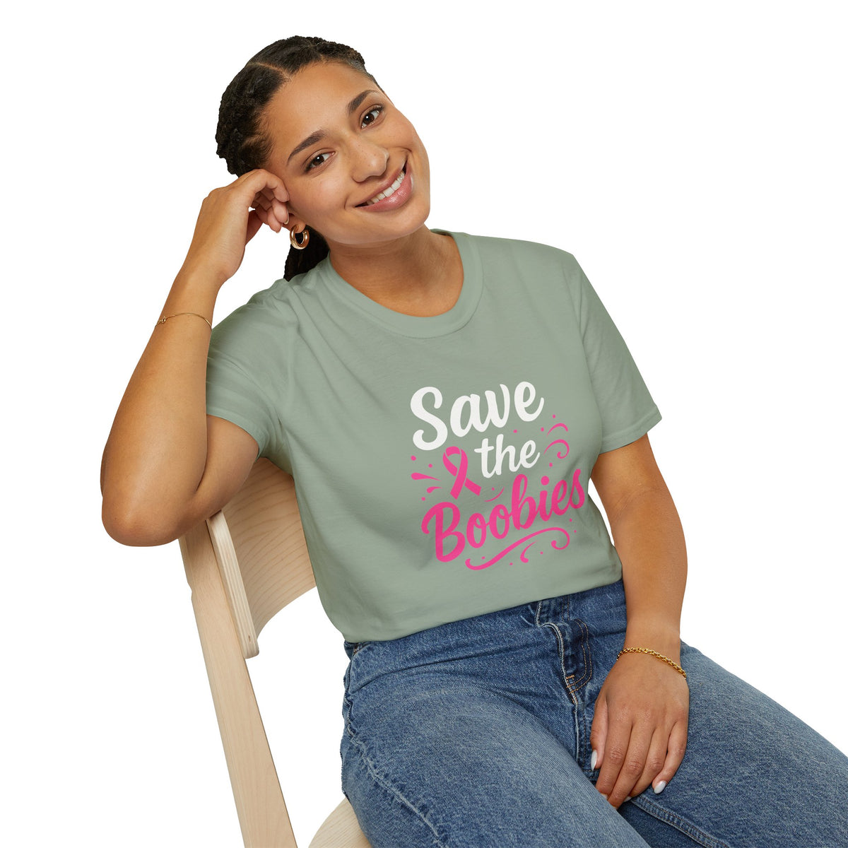 Save the Boobies Breast Cancer Awareness T-Shirt