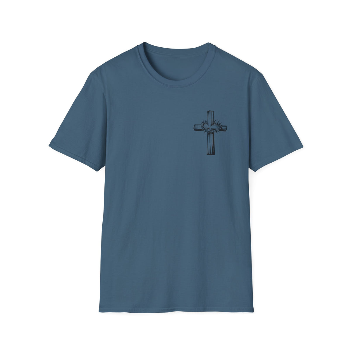 Cross with Crown of Thorns T-Shirt — Christian Faith Tee