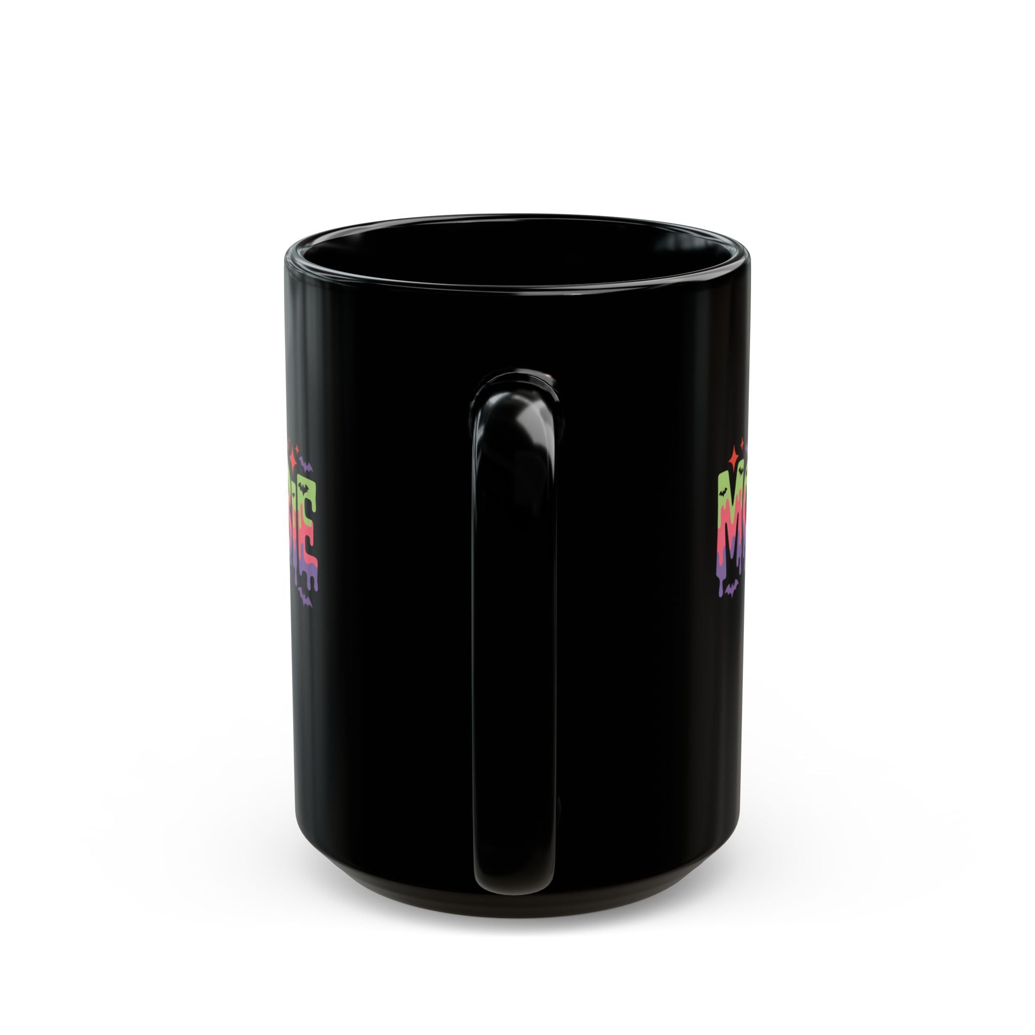Zombie Mom Drip Halloween Mug — Funny Gift for Moms Colorful Coffee Cup 11oz 15oz