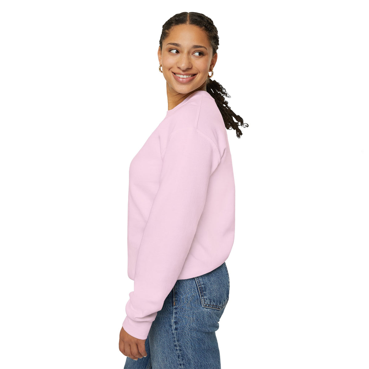 Cozy Autumn Plaid Bow Wreath Crewneck Sweatshirt