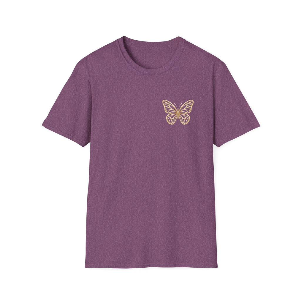 Created with a Purpose Butterfly T-Shirt Faith Graphic Tee
