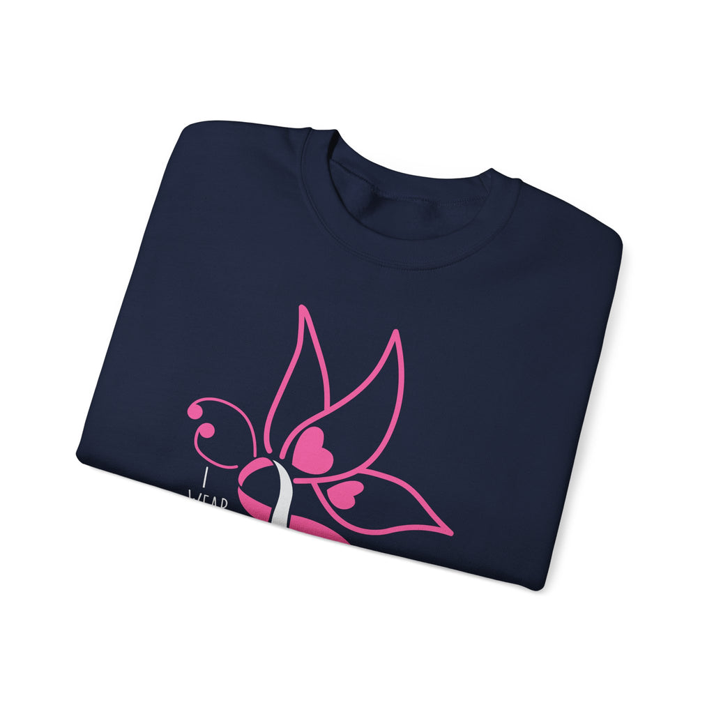 I Wear Pink for My Daughter Breast Cancer Sweatshirt