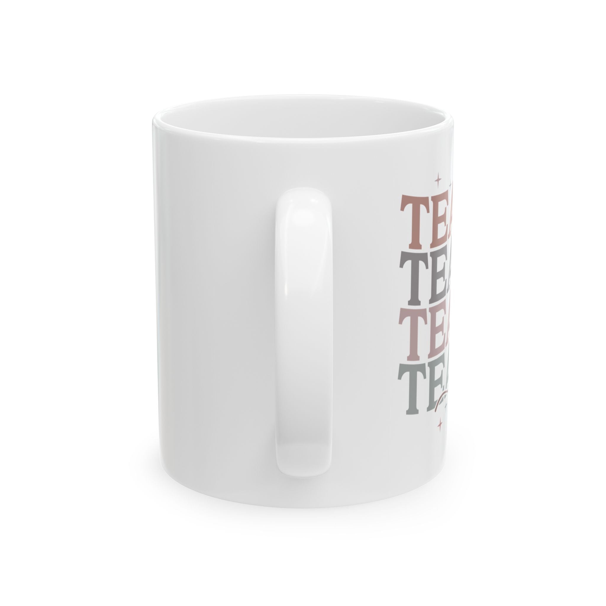 Teacher Life Ceramic Mug — Cute Retro Gift for Teachers 11oz 15oz Coffee Cup