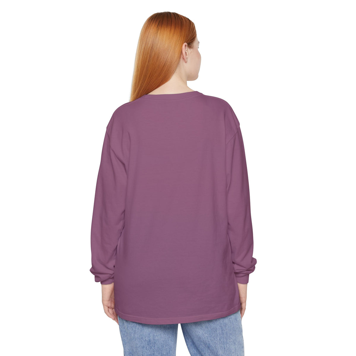 Thankful For Crewneck Long Sleeve Tee — Fall Thanksgiving Gratitude Shirt