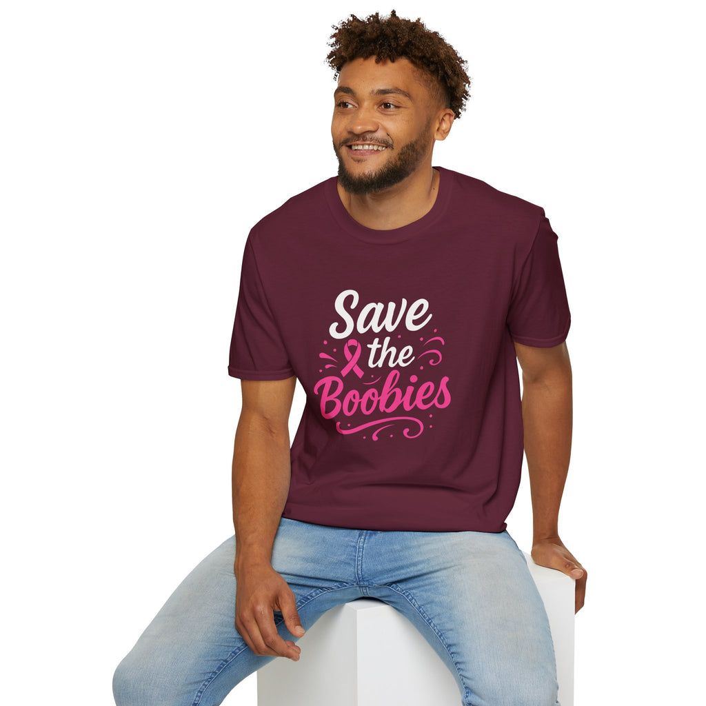 Save the Boobies Breast Cancer Awareness T-Shirt