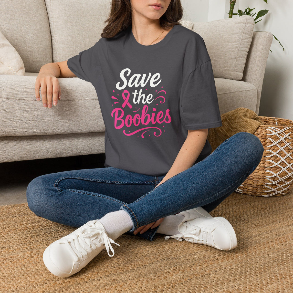 Save the Boobies Breast Cancer Awareness T-Shirt