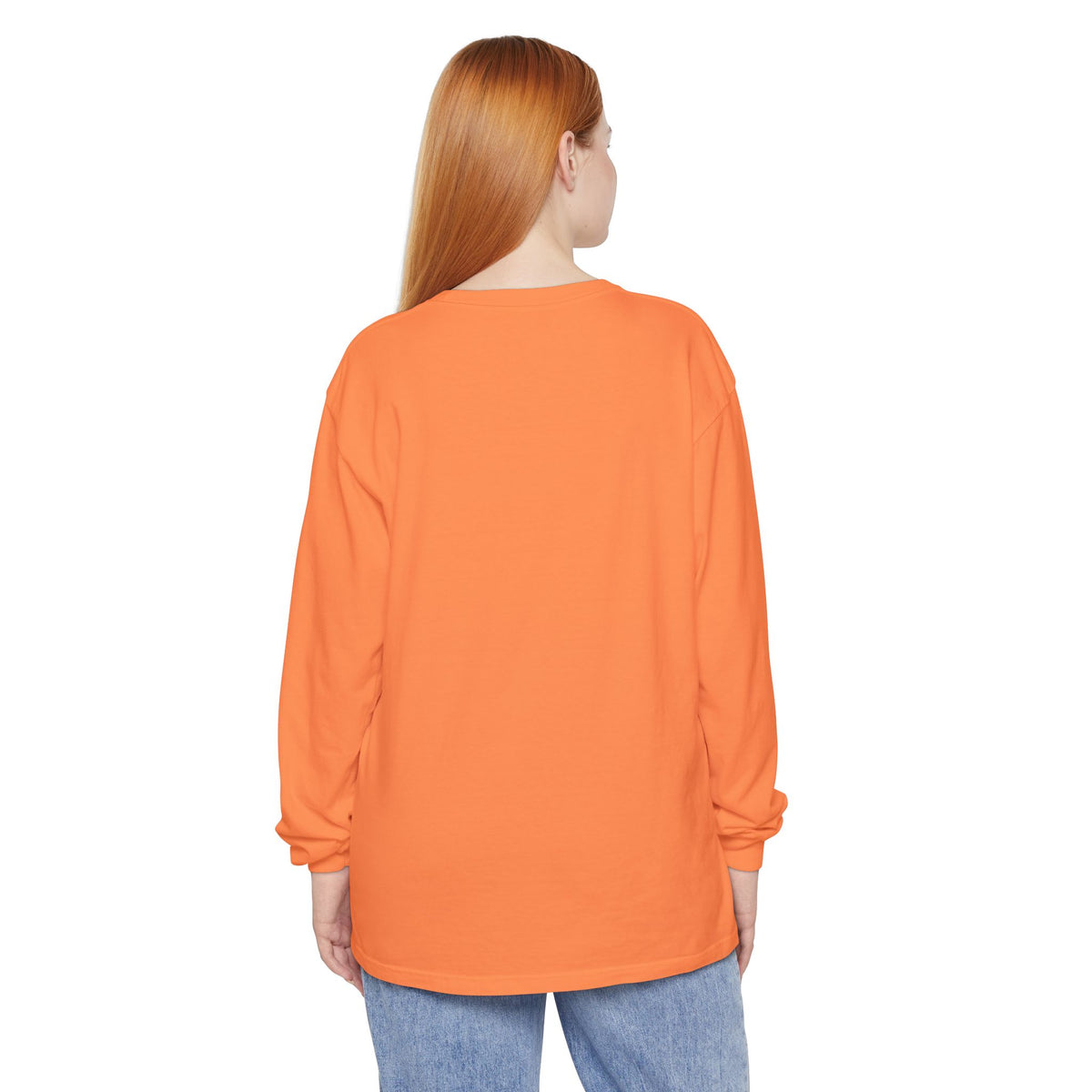 Thankful For Crewneck Long Sleeve Tee — Fall Thanksgiving Gratitude Shirt