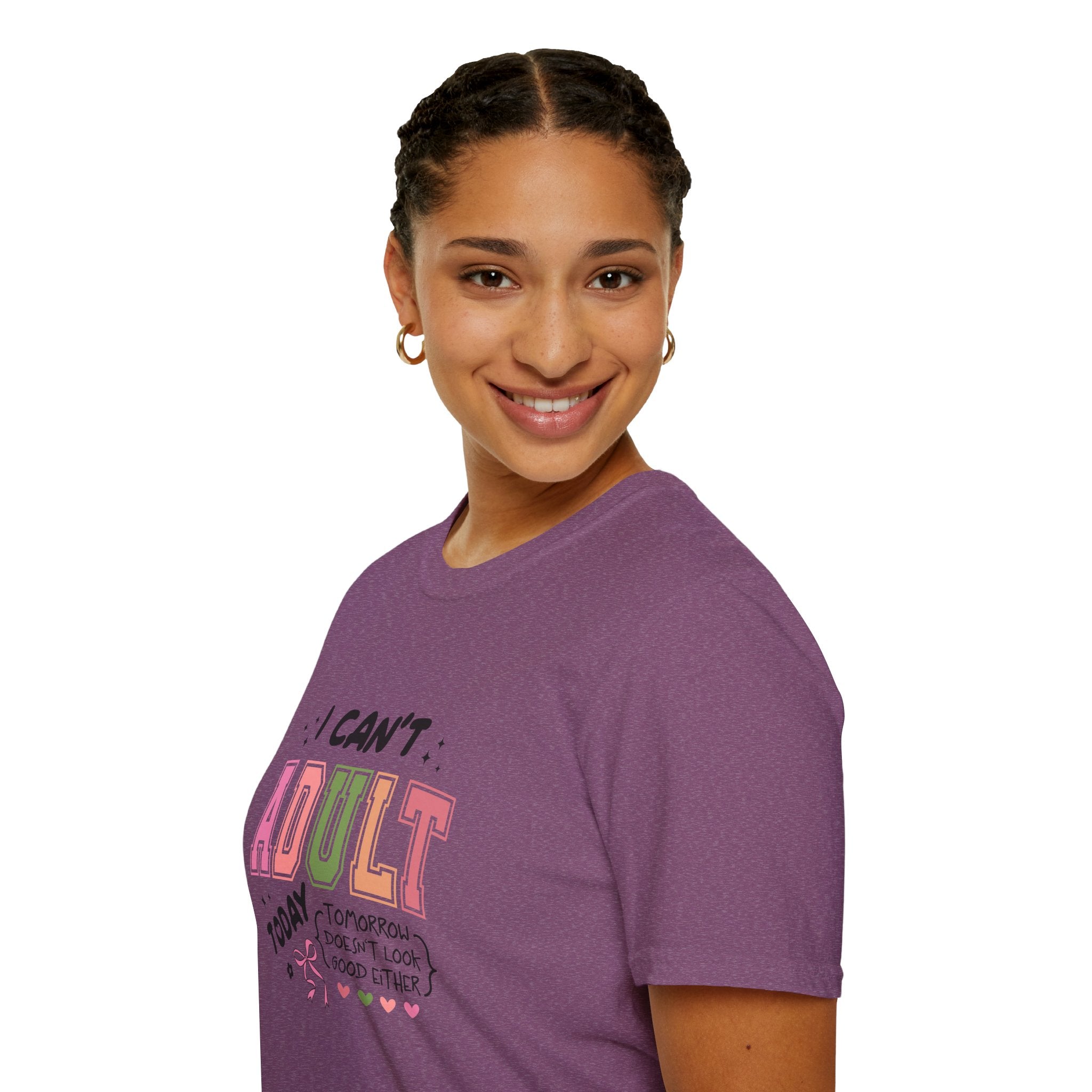 I Can't Adult T-Shirt — Funny Gift for Her Sarcastic Overworked Women's Graphic Tee