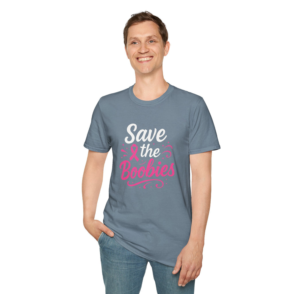 Save the Boobies Breast Cancer Awareness T-Shirt