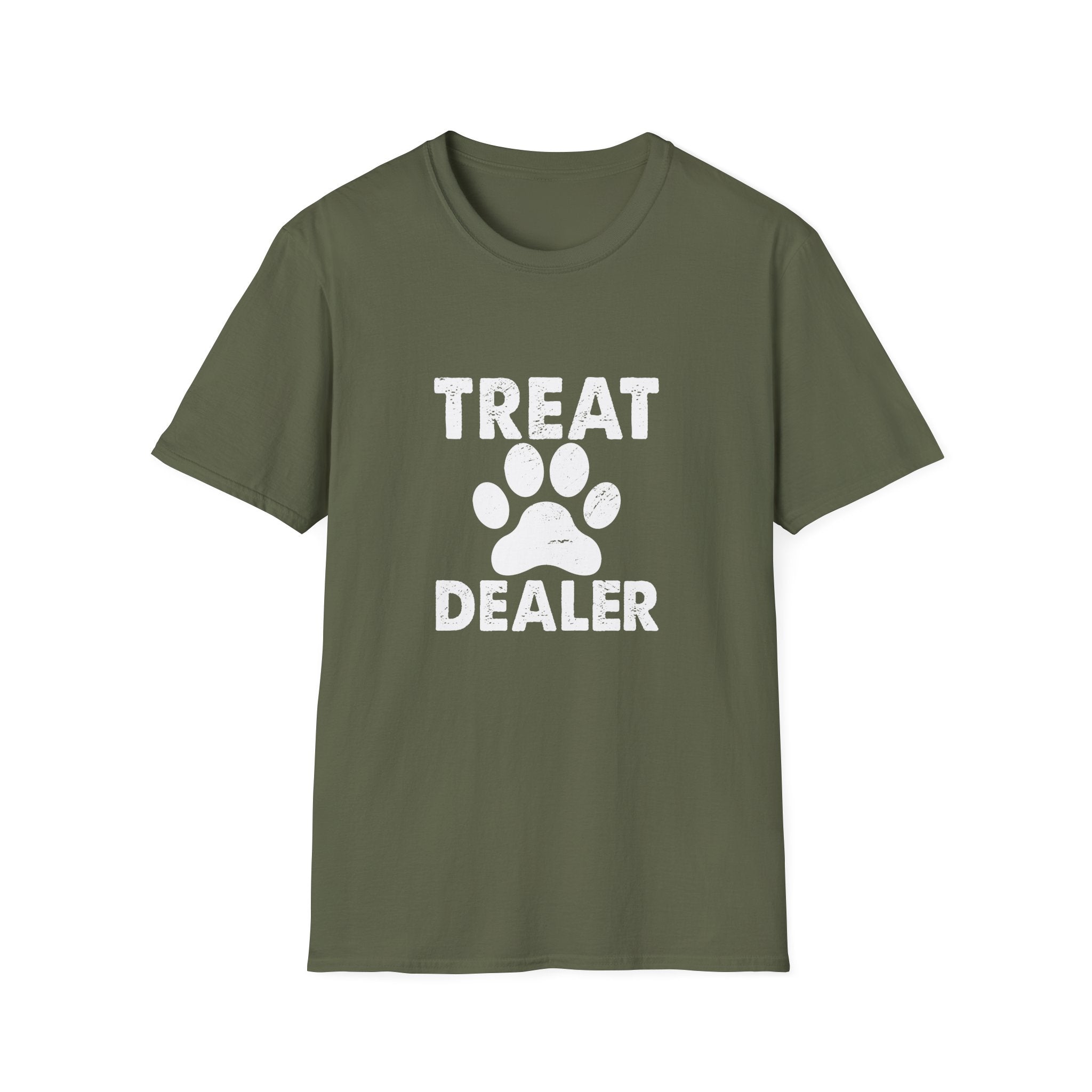 Treat Dealer T-Shirt — Funny Dog Paw Pet Lover Tee