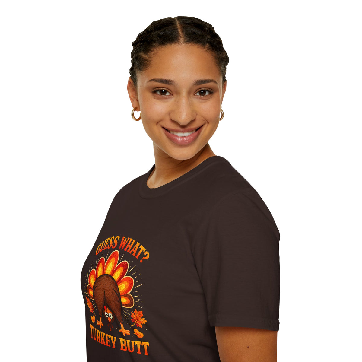 Turkey Butt T-Shirt — "Guess What?" Funny Thanksgiving Tee