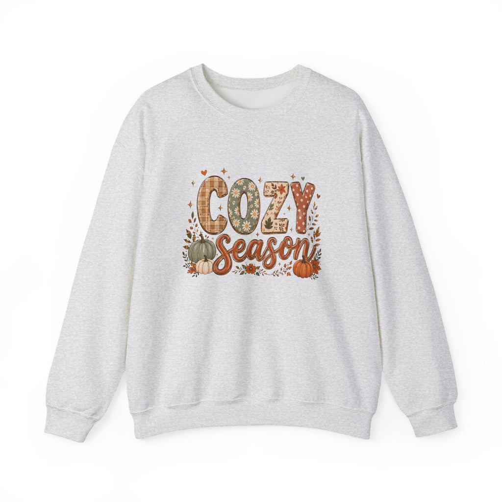 Cozy Season Autumn Pumpkin Crewneck Sweatshirt