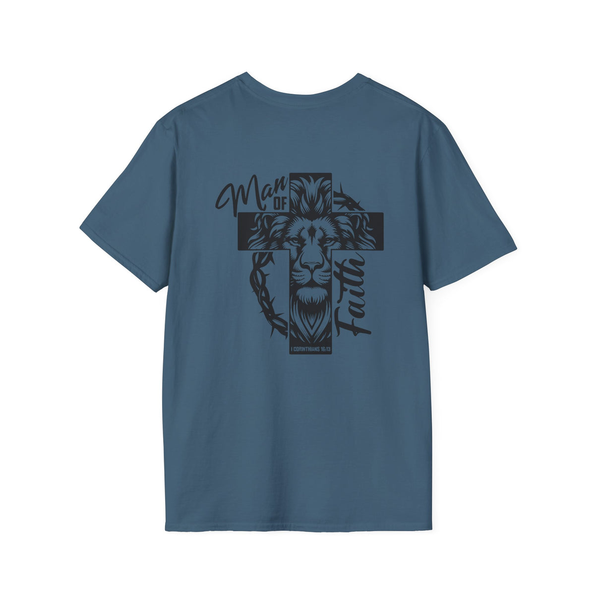 Cross with Crown of Thorns T-Shirt — Christian Faith Tee