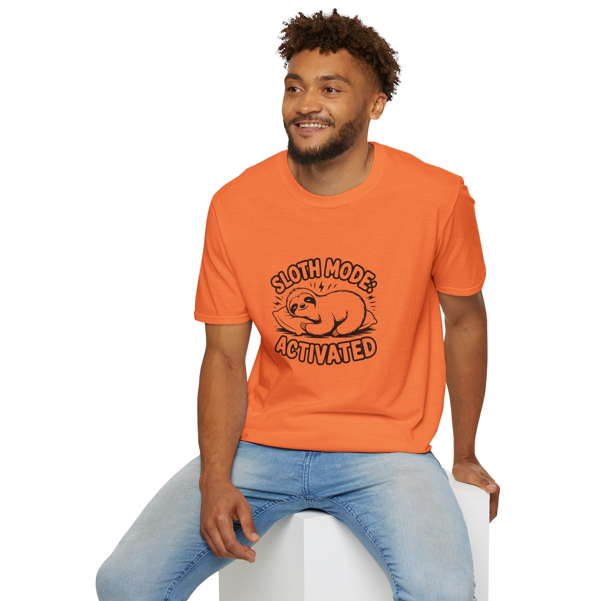 Sloth Mode Activated T-Shirt — Funny Lazy Gift for Her Cute Animal Graphic Tee