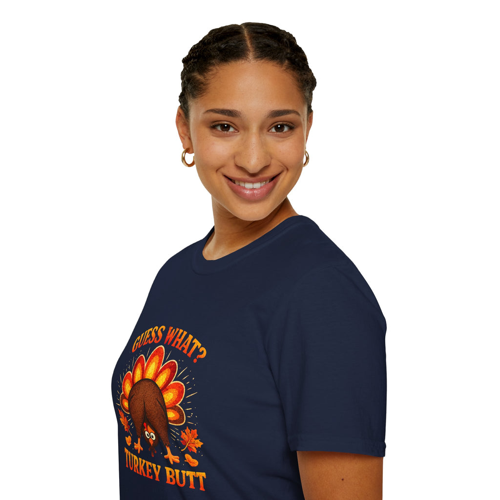 Turkey Butt T-Shirt — "Guess What?" Funny Thanksgiving Tee